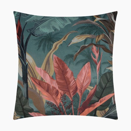 Pillowess Decorative Ethel Leaves 45x45cm, Polyester, Velur