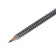 Black-granographic pencil Faber-Castell Jumbo Grip in a three-sided body with massage checkers, gray