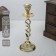 Climber "Virazhi" for 1 candle, brass 7.5x7.5x20.5 cm