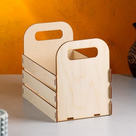 Kashpo wooden 25 × 15 × 20 cm "Carmen", side handles, naturally give beautifully-1