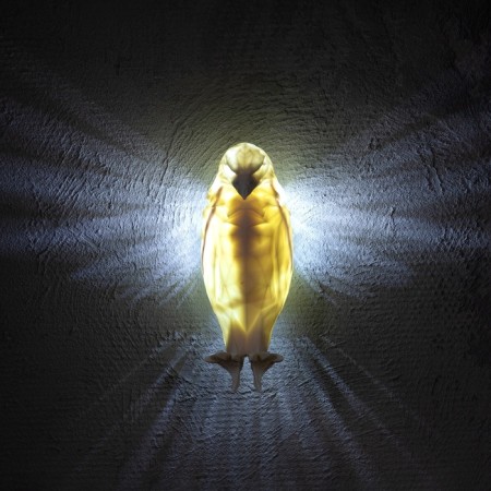 Lamp-sir "Eagle" 12 × 22.5 × 9 cm, plastic, aah2, glow white
