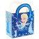 Gift package with packaging paper with silence, 22x22x12 cm, cold heart