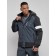 Male winter ski costume, size 54, dark gray color