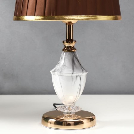 HELP lamp 16141/1 E27 40W white-gold 25x25x44 cm Risalux-4
