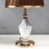 HELP lamp 16141/1 E27 40W white-gold 25x25x44 cm Risalux