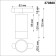 Slim SLIM, 9W GU10, 1-F, white color