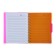 Notepad on the crest A6, 100 sheets, line, plastic cover, with dividers "Style", mix