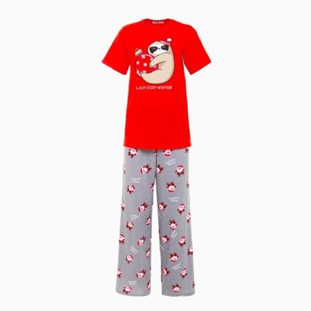 Pajama New Year's Women (T-shirt and Pants) KAFTAN Winter, size 40-42-4