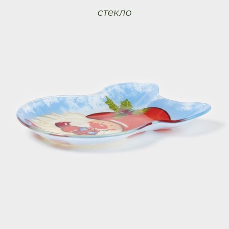 Glass Serving Dauline "Bant. Dwarf ", 18.5 × 13 cm-1