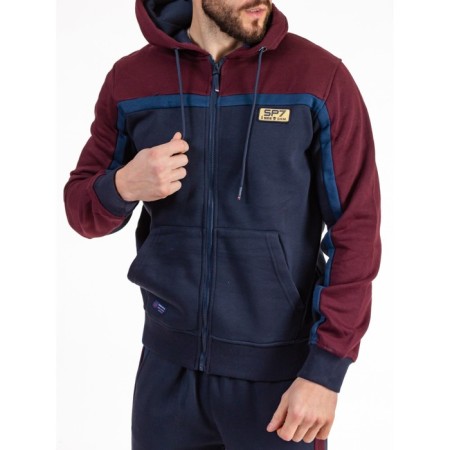 Sports costume men's ise, size 48, dark blue color, burgundy-7