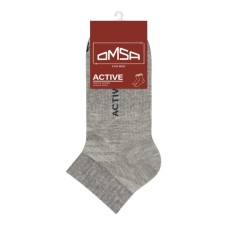 Male shortened Omsa Active, size 39-41, color Grigio Melange