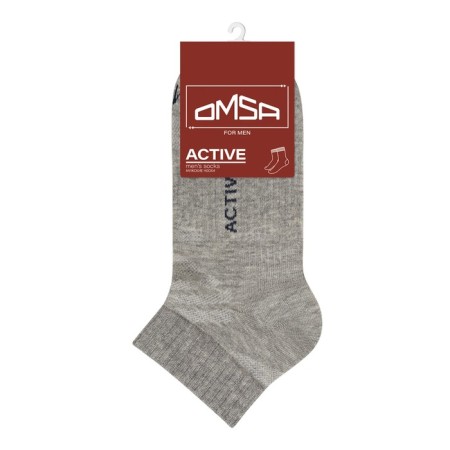 Male shortened Omsa Active, size 39-41, color Grigio Melange