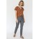 Figure cut -out blouse, size 42