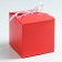 Folding box red, 10 x 10 x 10 cm