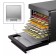 Sushilka for vegetables and fruits KitFort KT-1949, 700 watts, 8 tiers, black