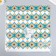Scrapbooking paper "Mosaic" density 180 g 30.5x32 cm