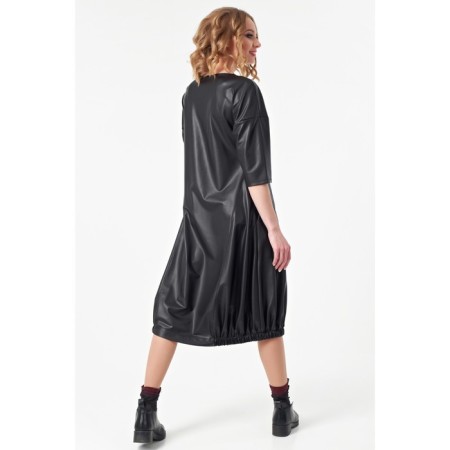 Women's dress, size 44, black color-3