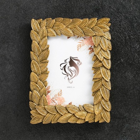 Photo frame "Lavar wreath" Gold, for photo 10x15, 15x2x20cm