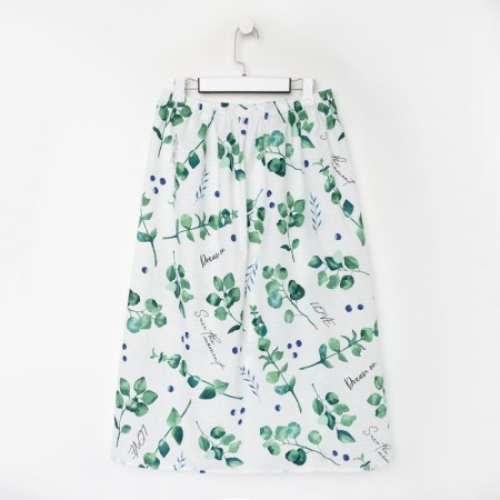 A towel for the bath "Eucalypt" female Pareo, 80x150 ± 4 cm, 100% cotton, waffe. canvas, 160 g/m2-10