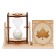 Sanding clock "Maple leaf", souvenir, with a pencil, 10 x 13.5 cm, white