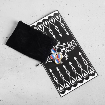 Backgammon in a bag with the President field, 13 x 20 cm