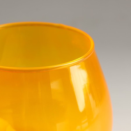 Fliker candlestick 10.5x11.5 cm, 760 ml orange-2