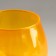 Fliker candlestick 10.5x11.5 cm, 760 ml orange