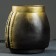Pot - Organizer "Cleopatra" black with gold, 1.6l/ 16x17x16cm