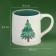New Year's mug of the share "Christmas tree", 13.6 × 9.5 × 9.5 cm, 480 ml, white color