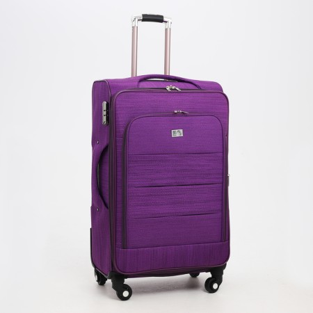 Big suitcase 28 ", lightning department, code castle, 4 wheels, outer pocket, purple color-1