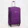 Big suitcase 28 ", lightning department, code castle, 4 wheels, outer pocket, purple color