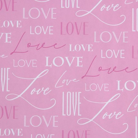 Paper packaging craft color single -sided "Love", 50 x 70 cm-2