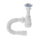 Siphon for the Aquant shell, 1 1/4 "x 40 mm, with metal. Grid d = 64 mm, with corrugation 40x40/50 mm