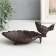Souvenir cast iron stand "Bird on the sheet" 18x9x8 cm