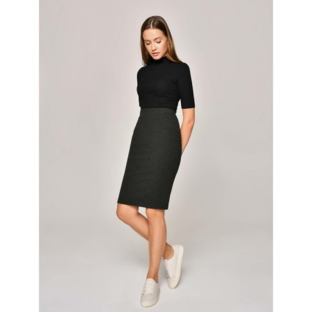 Women's skirt Miss Grace, size m, color Black Melange-3