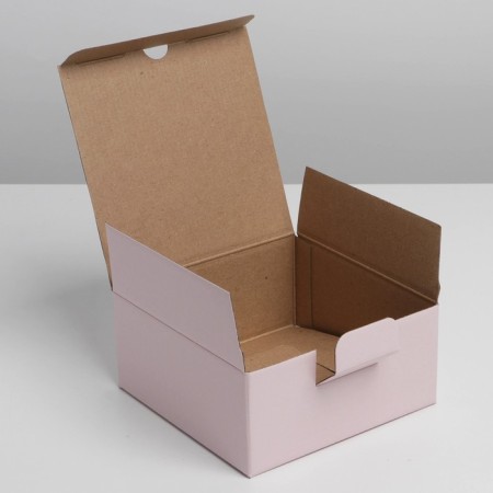 Gift folding box, packaging, “pink”, 15 x 15 x 7 cm-7