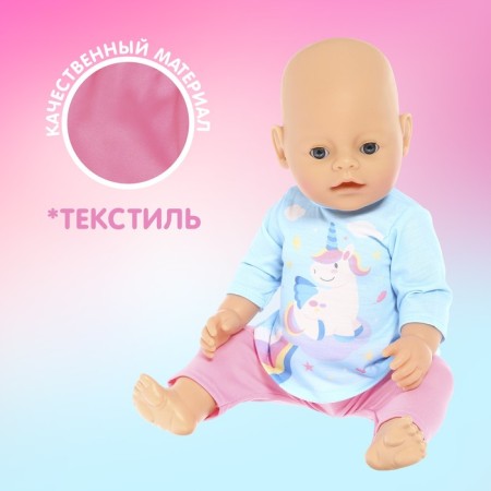 PAZHAMA-KOSTIM for dolls "Unicorn", 40-44 cm, textiles, on Velcro-1