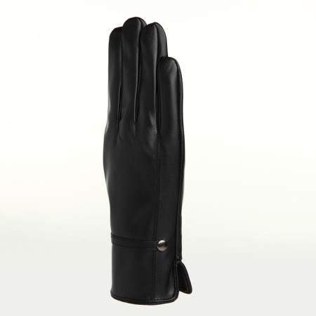 Gloves of wives 24*1*9 cm, leather claim, without insulation (c), dimensionless, cloves, black-3