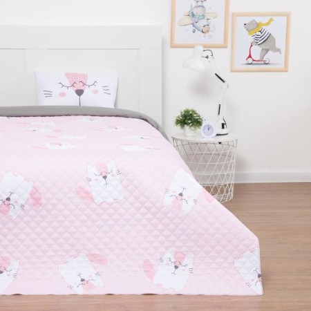 Baby Cover and pillowcase Ethel 1.5 joint venture "Cute cats", 145x210 ± 5 cm, 40x60 cm, microfiber