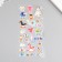 Sticker Plastic Golden embossing "Toys and ballerina" MIX 10.5x23 cm