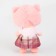 Soft toy "doll" with strawberries, 25 cm, pink color