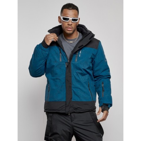 Ski costume men's winter, size 48, blue color-5
