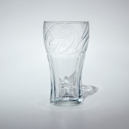 A set of glass glasses Pasabahce Coca Cola, 350 ml, 3 pcs-1