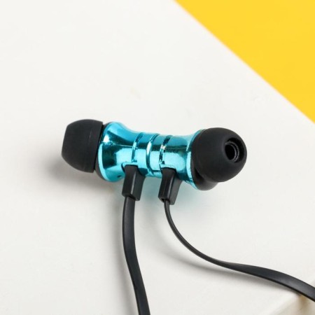 Wireless magnetic headphones with a microphone "Avocado", mod. I10, 9 x 13.5 cm-5