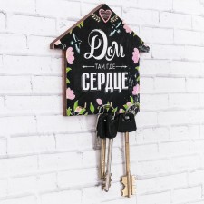 The key a wall -mounted 
