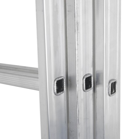 Tundra staircase, three -section, aluminum, 11 steps-2