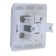 SE switch SE "Etude", 10 A, 1 key, IP20, hidden, white, BC10-001b