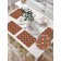 A set of napkins for setting the Christmas Radiance table, rectangular, size 32x46 cm, 4 pcs