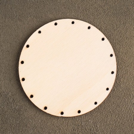 Set for creativity "Weaving from the vine", a round basket, 25.5*18.5/5 cm-3