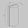 Bra Outdoor O454WL-L10GF3K1, LED, 10 W, 200x100x70 mm, 700 lm, 3000k, graphite